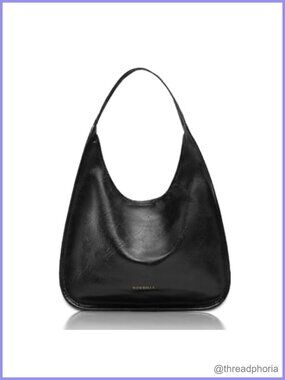 Hobo Shoulder Bag PU Leather Tote Handbag for Work Travel